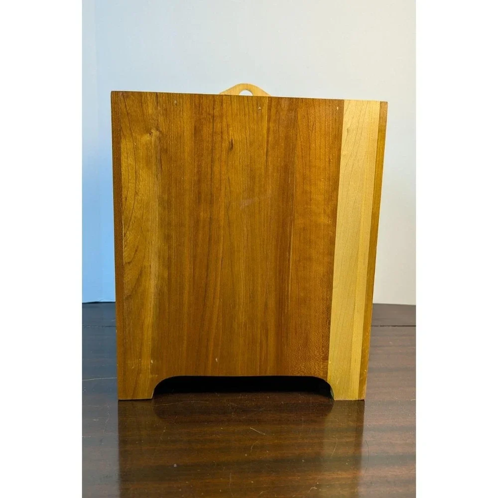 Hand Painted Wooden Storage Recipe Box Mail Organizer Grape Vine Kitchen Decor